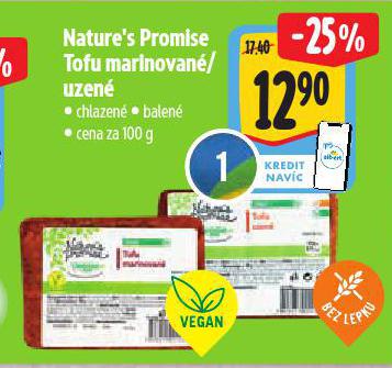 NATURE´S PROMISE TOFU MARINOVANÉ