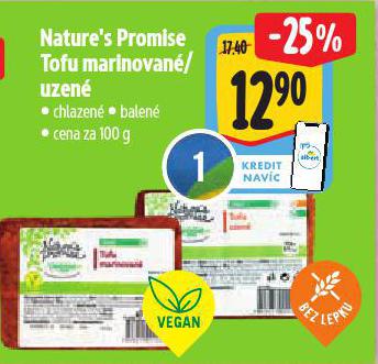 NATURE´S PROMISE TOFU UZENÉ