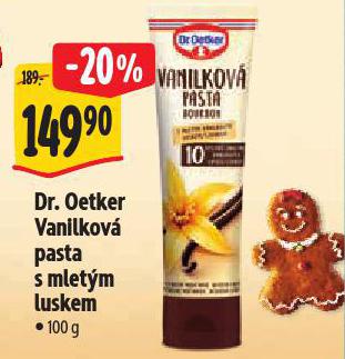 DR. OETKER VANILKOVÁ PASTA S MLETÝM LUSKEM