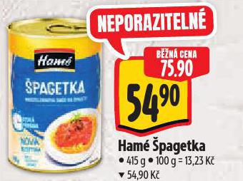 HAMÉ ŠPAGETKA