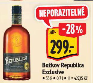 BOŽKOV REPUBLICA EXCLUSIVE