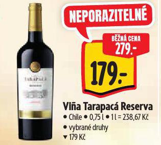 VINA TARAPACÁ RESERVA