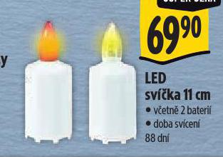 LED SVÍČKA 11 CM