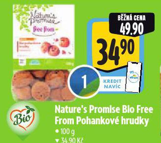 NATURE´S PROMISE BIO FREE FROM POHANKOVÉ HRUDKY