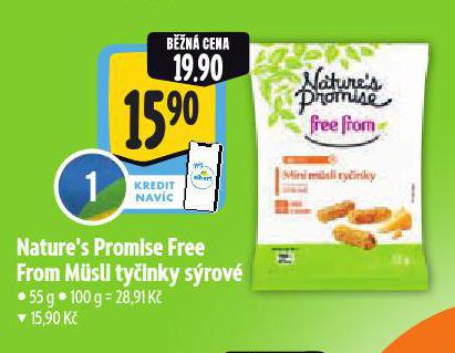 NATURES PROMISE FREE FORM MUSLI TYINKY SROV
