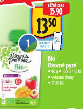 BIO OVOCNÉ PYRÉ