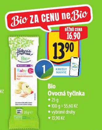 BIO OVOCNÁ TYČINKA