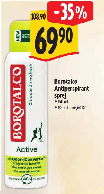 BOROTALCO ANTIPERSPIRANT SPREJ