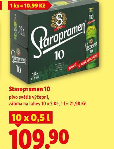 PIVO STAROPRAMEN 10