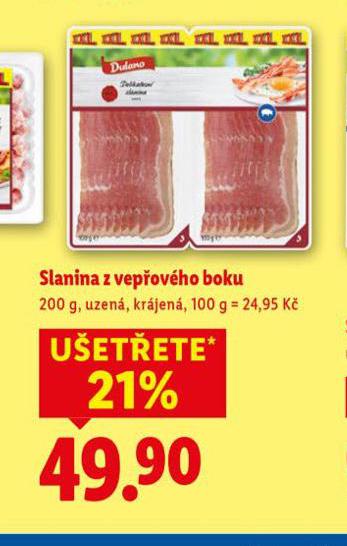 SLANINA Z VEPOVHO BOKU