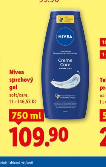 NIVEA SPRCHOV GEL