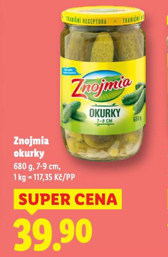 ZNOJMIA OKURKY