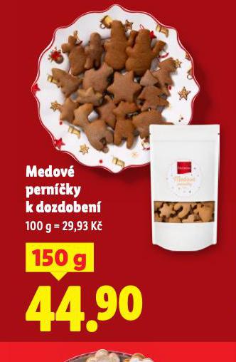 MEDOV PERNKY K DOZDOBEN