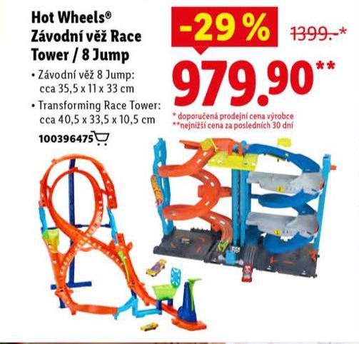 HOT WHEELS ZVODN V̎ RASE TOWER