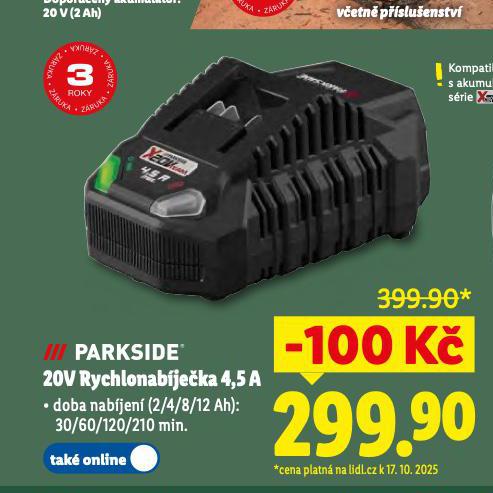 PARKSIDE RYCHLONABJEKA