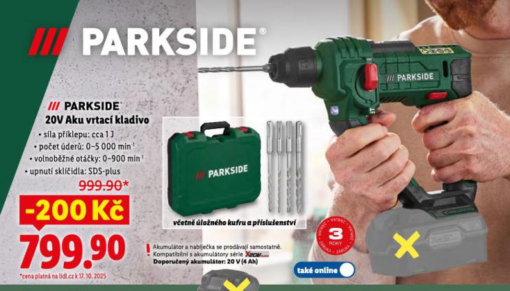 PARKSIDE AKU VRTAC KLADIVO