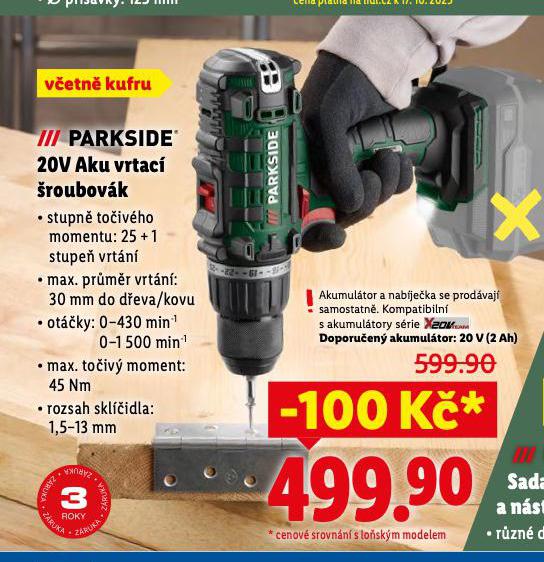 PARKSIDE AKU VRTAC ROUBOVK