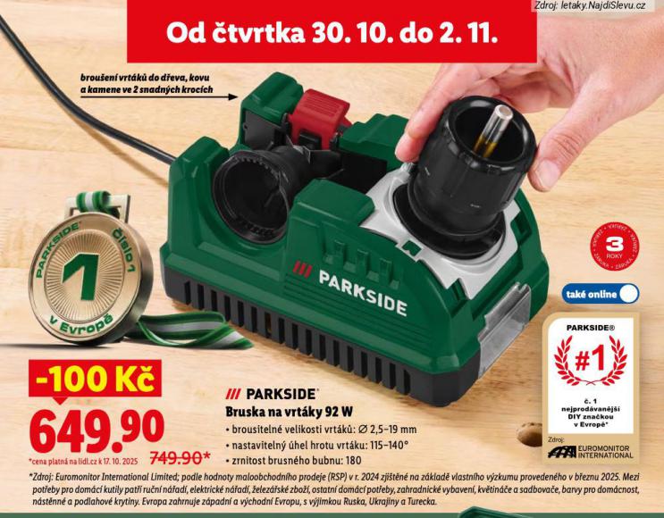 PARKSIDE BRUSKA NA VRTKY