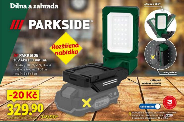 PARKSIDE AKU LED SVTILNA