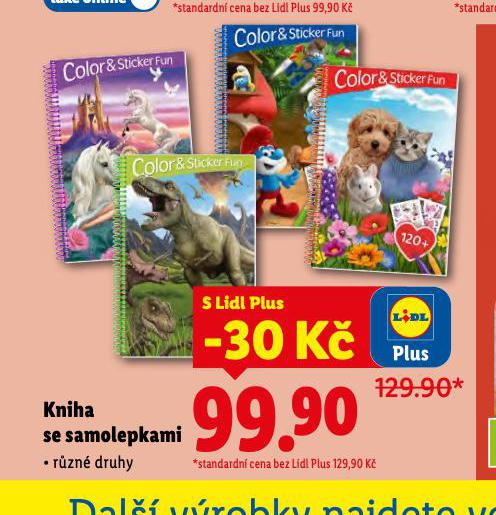 KNIHA SE SAMOLEPKAMI