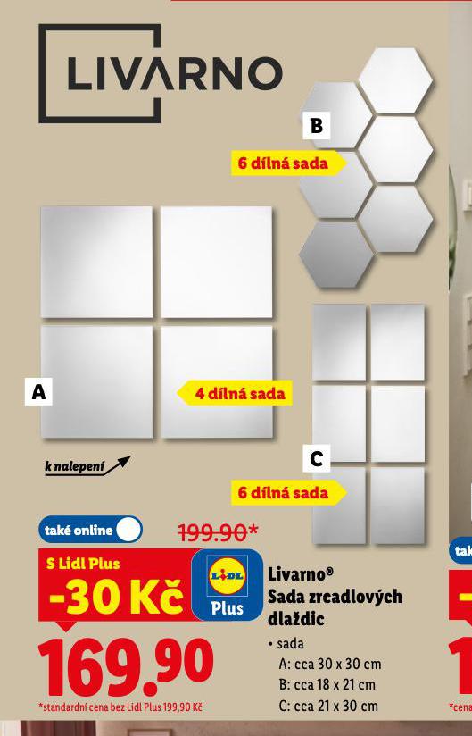 LIVARNO SADA ZRCADLOVCH DLADIC