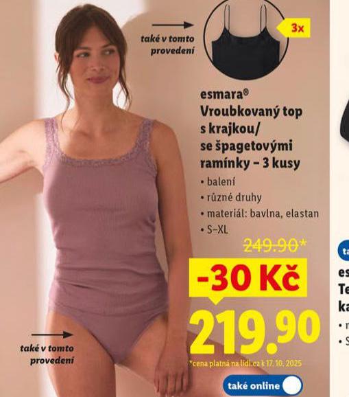vroubkovan top s krajkou / se pagetovmi ramnky