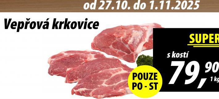VEPŘOVÁ KRKOVICE S KOSTÍ