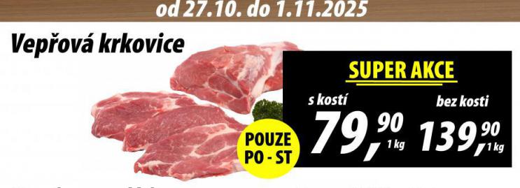 VEPŘOVÁ KRKOVICE BEZ KOSTI