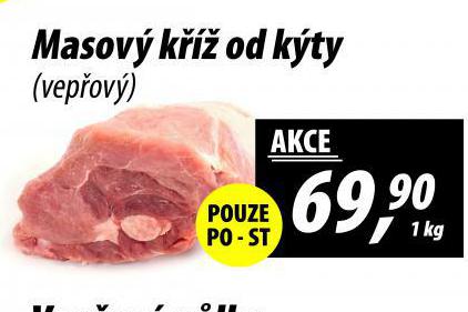 MASOVÝ KŘÍŽ OD KÝTY