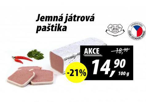JEMNÁ JÁTROVÁ PAŠTIKA