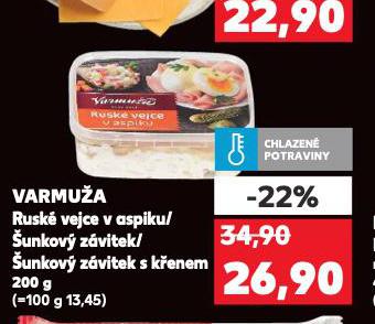 VARMUŽA RUSKÉ VEJCE V ASPIKU