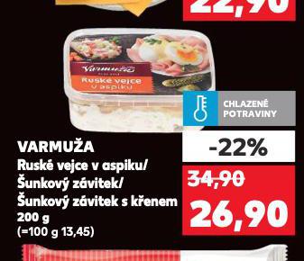 VARMUŽA ŠUNKOVÝ ZÁVITEK S KŘENEM