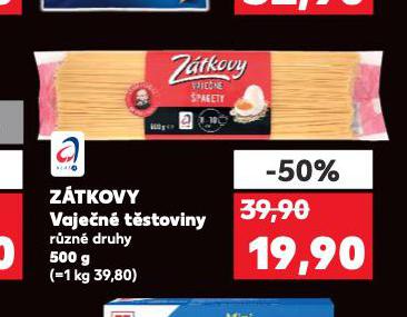 ZÁTKOVY VAJEČNÉ TĚSTOVINY