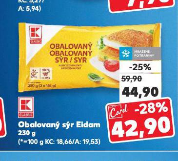 OBALOVANÝ SÝR EIDAM