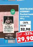 KOSTELECKÉ UZENINY POCTIVÁ ŠUNKA