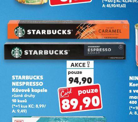 STARBUCKS KÁVOVÉ KAPSLE