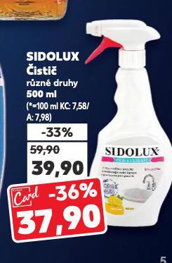 SIDOLUX ČISTIČ