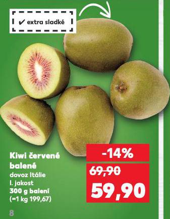 KIWI ČERVENÉ