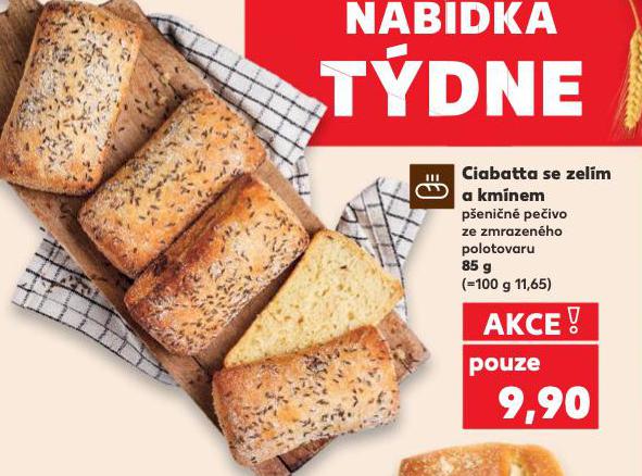 CIABATTA SE ZELÍM A KMÍNEM