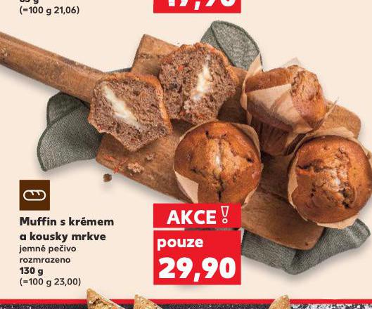 MUFFIN S KRÉMEM A KOUSKY MRKVE