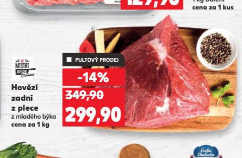 HOVĚZÍ ZADNÍ Z PLECE