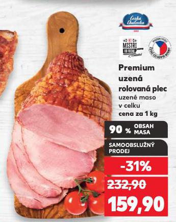 PREMIUM UZENÁ ROLOVANÁ PLEC