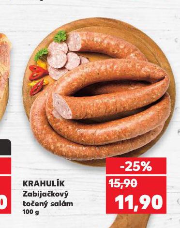 KRAHULÍK ZABIJAČKOVÝ TOČENÝ SALÁM