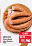 KRAHULÍK ZABIJAČKOVÝ TOČENÝ SALÁM