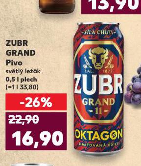 PIVO ZUBR GRAND