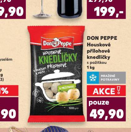 DON PEPPE HOUSKOVÉ PŘÍLOHOVÉ KNEDLÍČKY