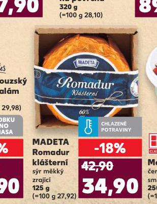 MADETA ROMADUR KLÁŠTERNÍ