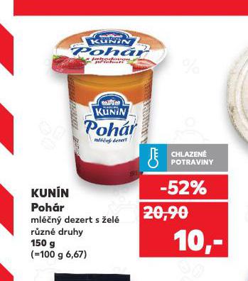 KUNÍN POHÁR
