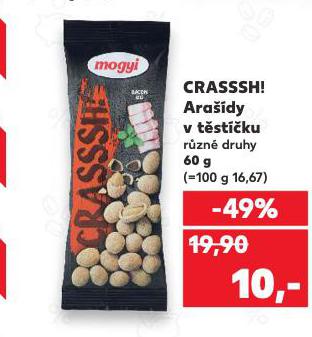 CRASSSH! ARAŠÍDY V TĚSTÍČKU