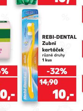 REBI-DENTAL ZUBNÍ KARTÁČEK